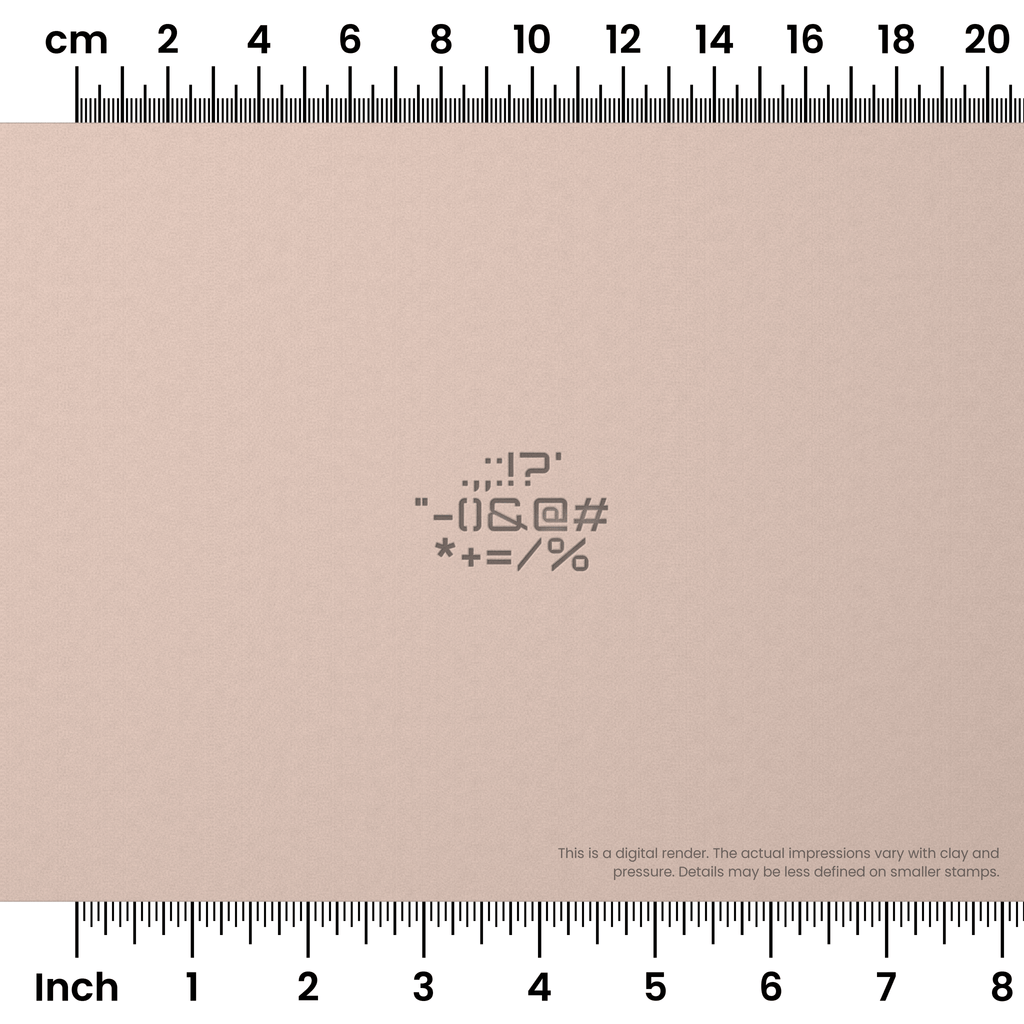 Orbitron | Symbol Stamp Sets
