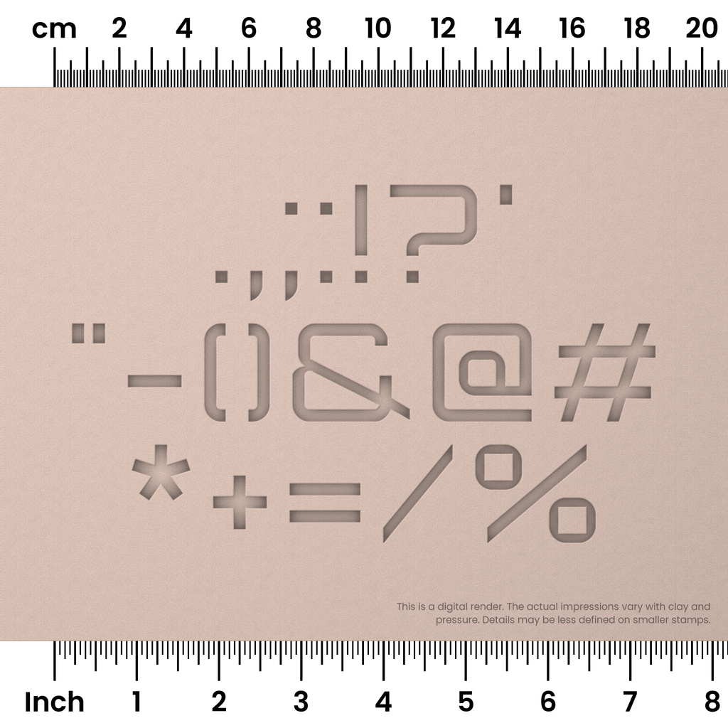 Orbitron | Symbol Stamp Sets