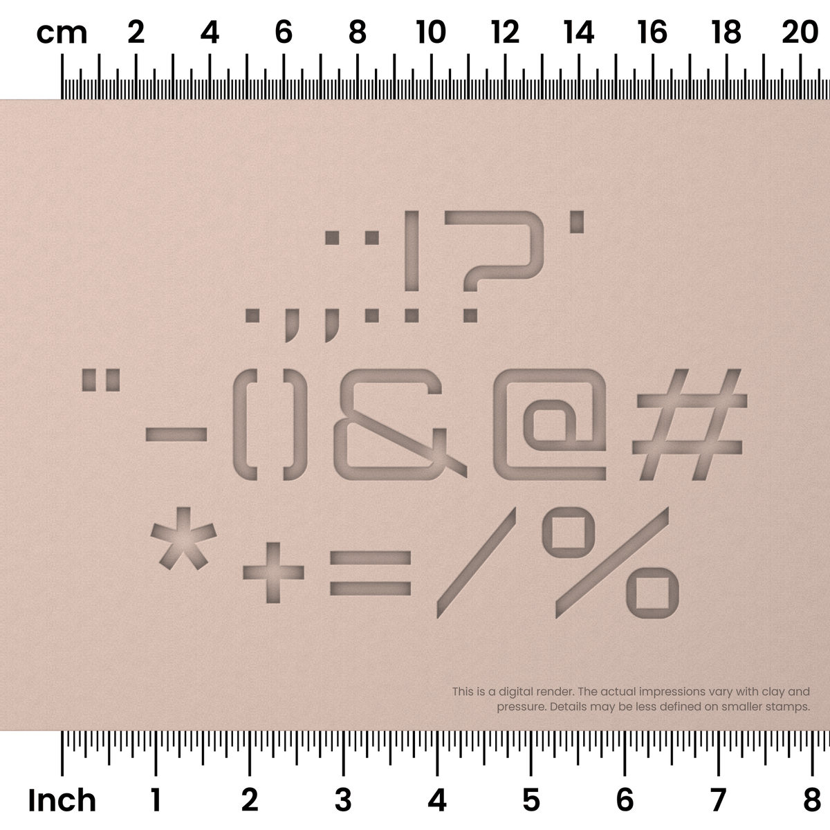 Orbitron | Symbol Stamp Sets
