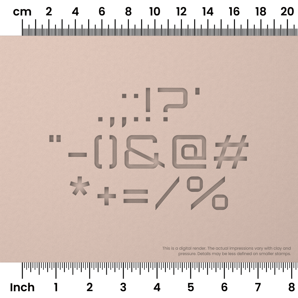 Orbitron | Symbol Stamp Sets
