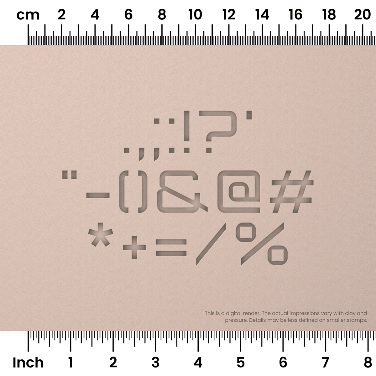 Orbitron | Symbol Stamp Sets