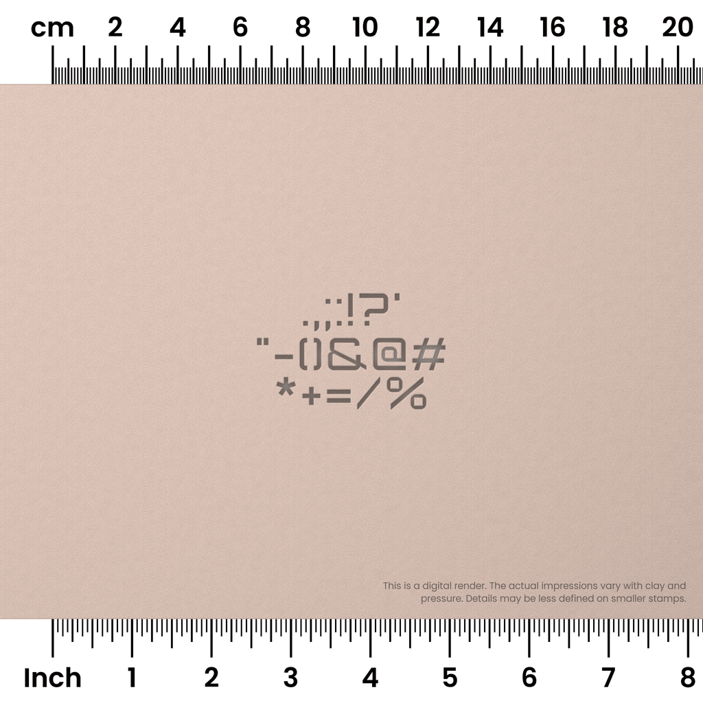 Orbitron | Symbol Stamp Sets