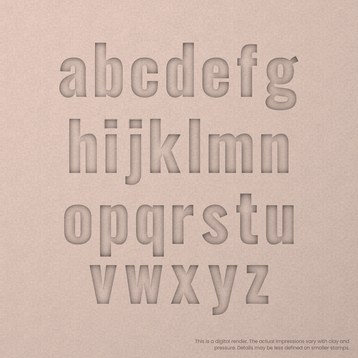 Oswald | Font Rail Stamp Sets | Letters, Numbers, and Symbols