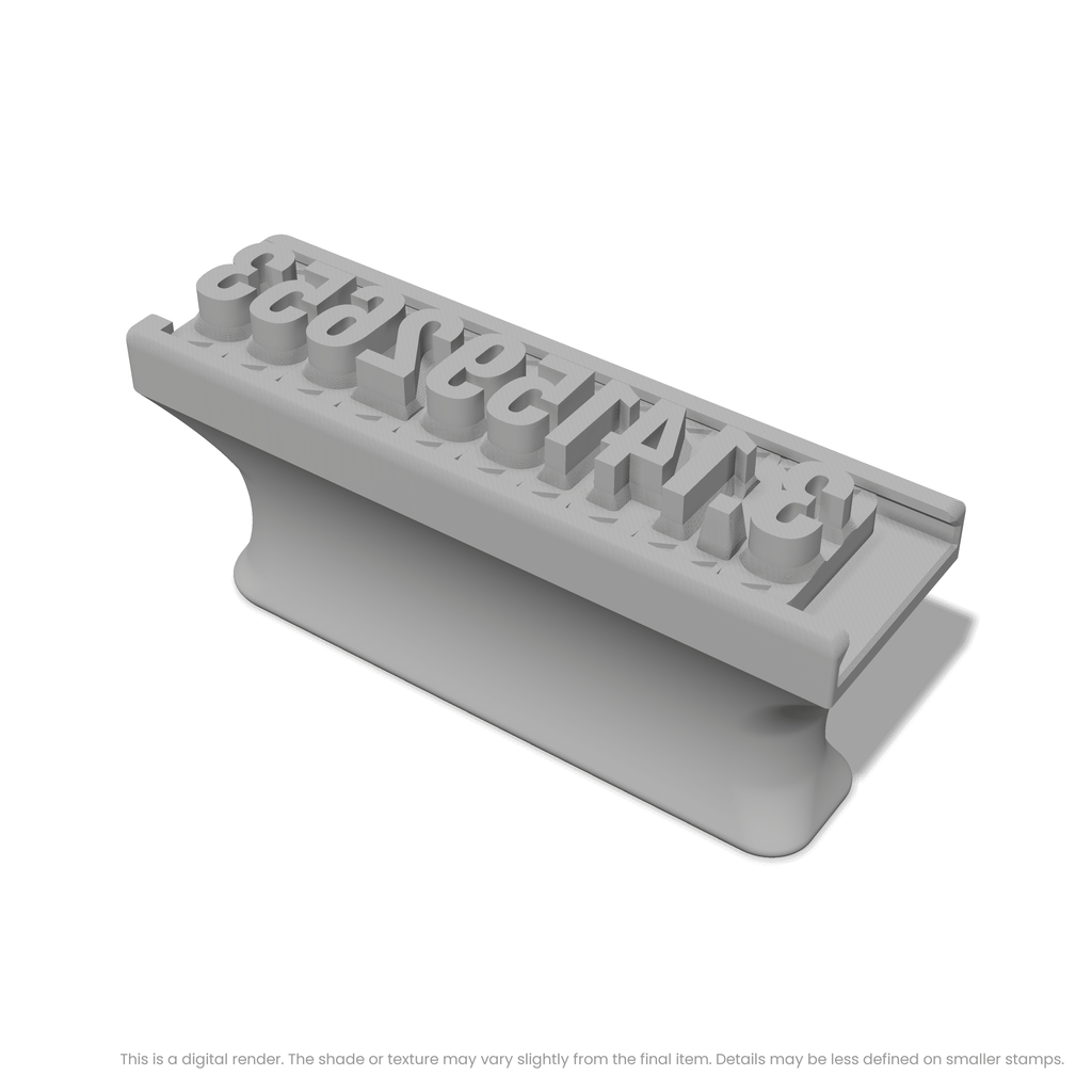 Oswald | Font Rail Stamp Sets | Letters, Numbers, and Symbols