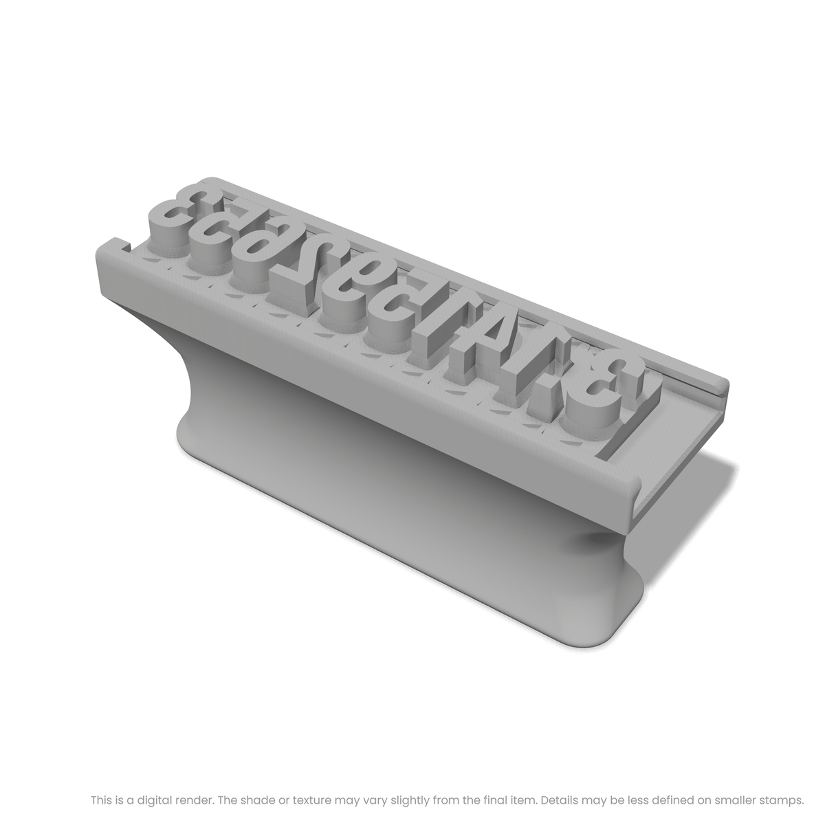 Oswald | Font Rail Stamp Sets | Letters, Numbers, and Symbols