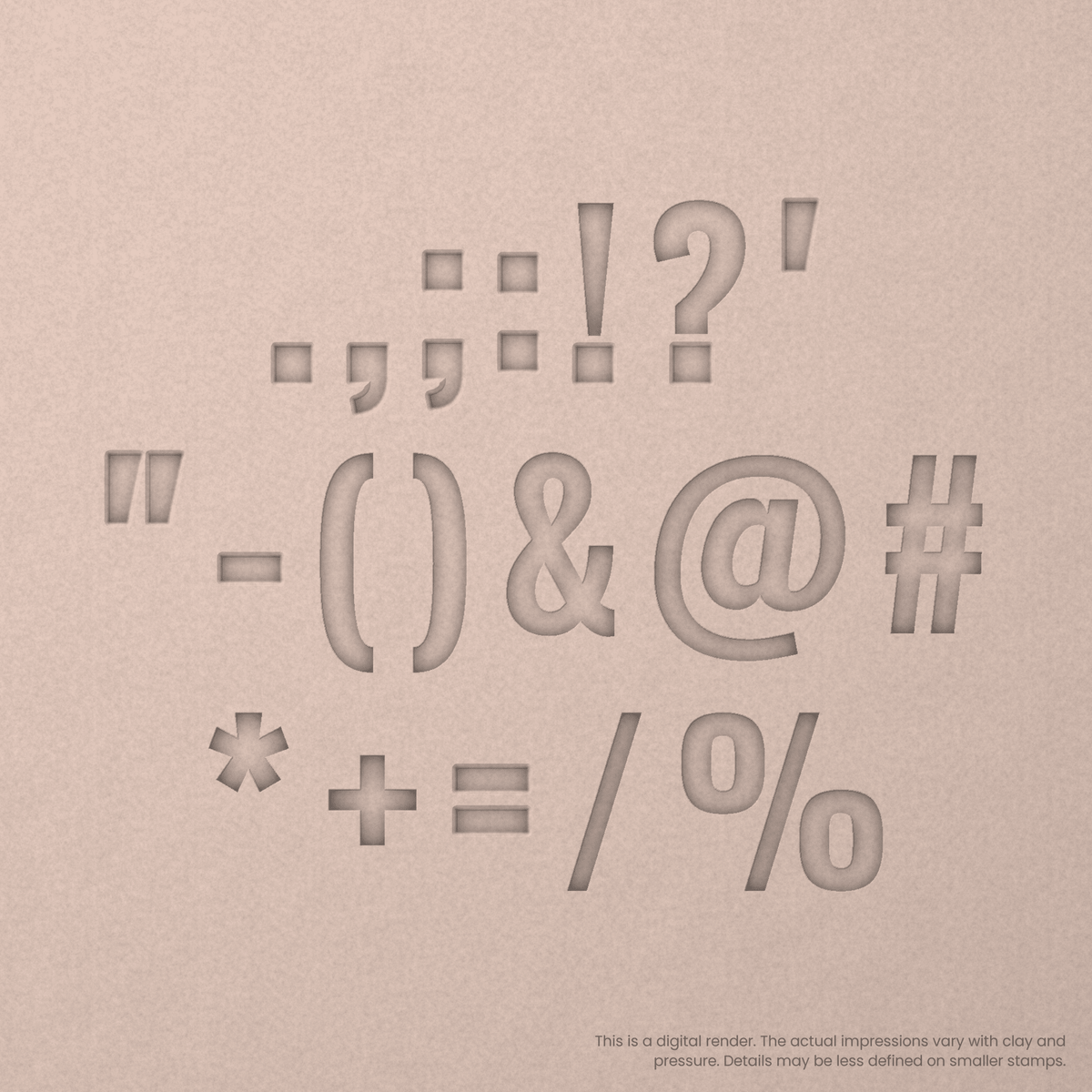 Oswald | Font Rail Stamp Sets | Letters, Numbers, and Symbols