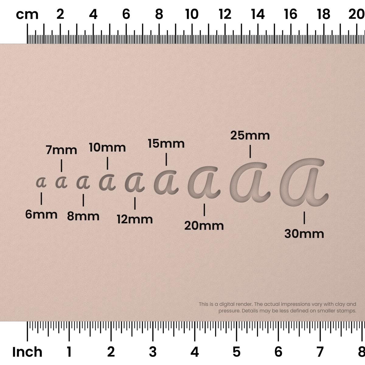 Pacifico | All Caps | Alphabet Stamp Sets