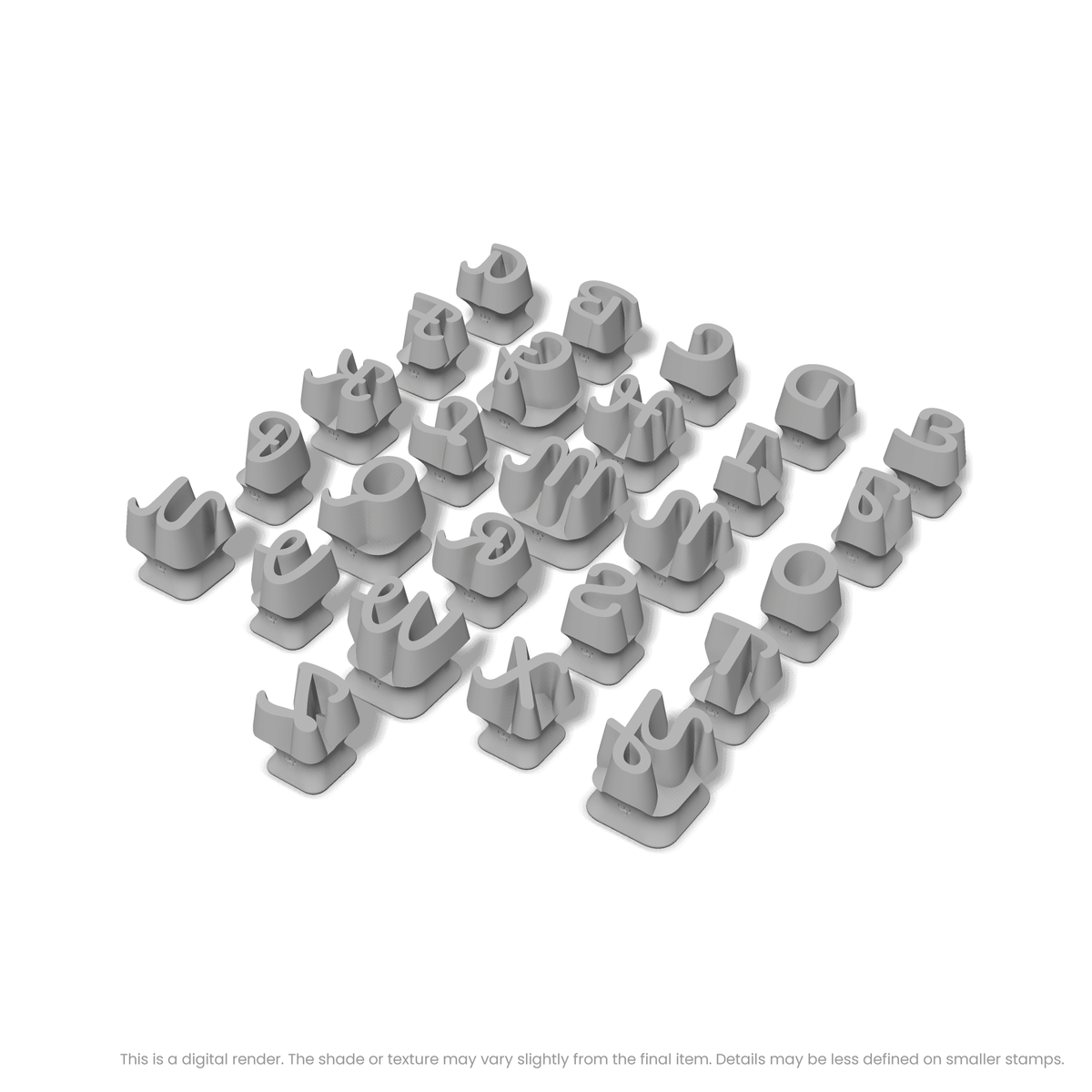 Pacifico | All Caps | Alphabet Stamp Sets