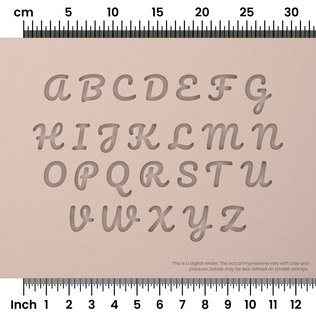 Pacifico | All Caps | Alphabet Stamp Sets