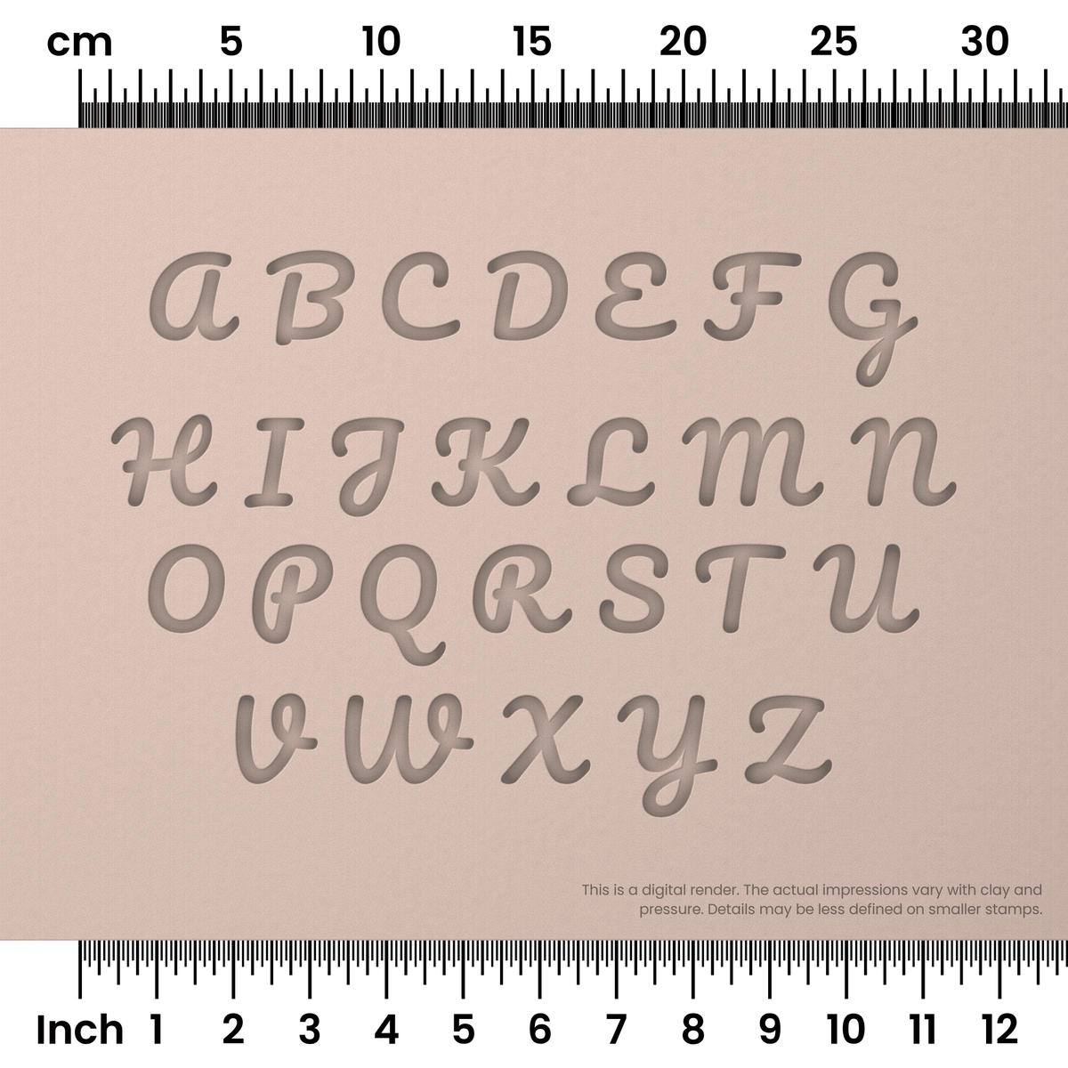 Pacifico | All Caps | Alphabet Stamp Sets