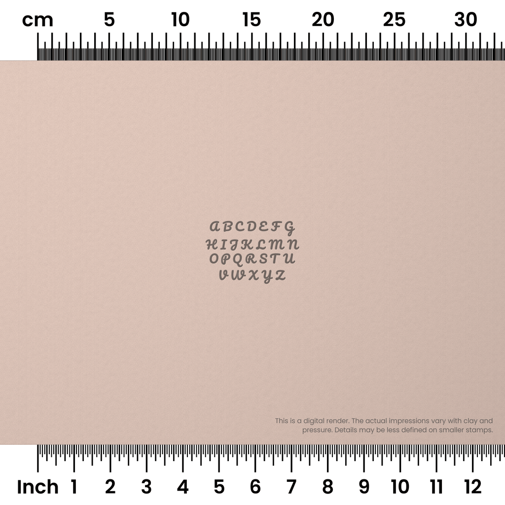 Pacifico | All Caps | Alphabet Stamp Sets