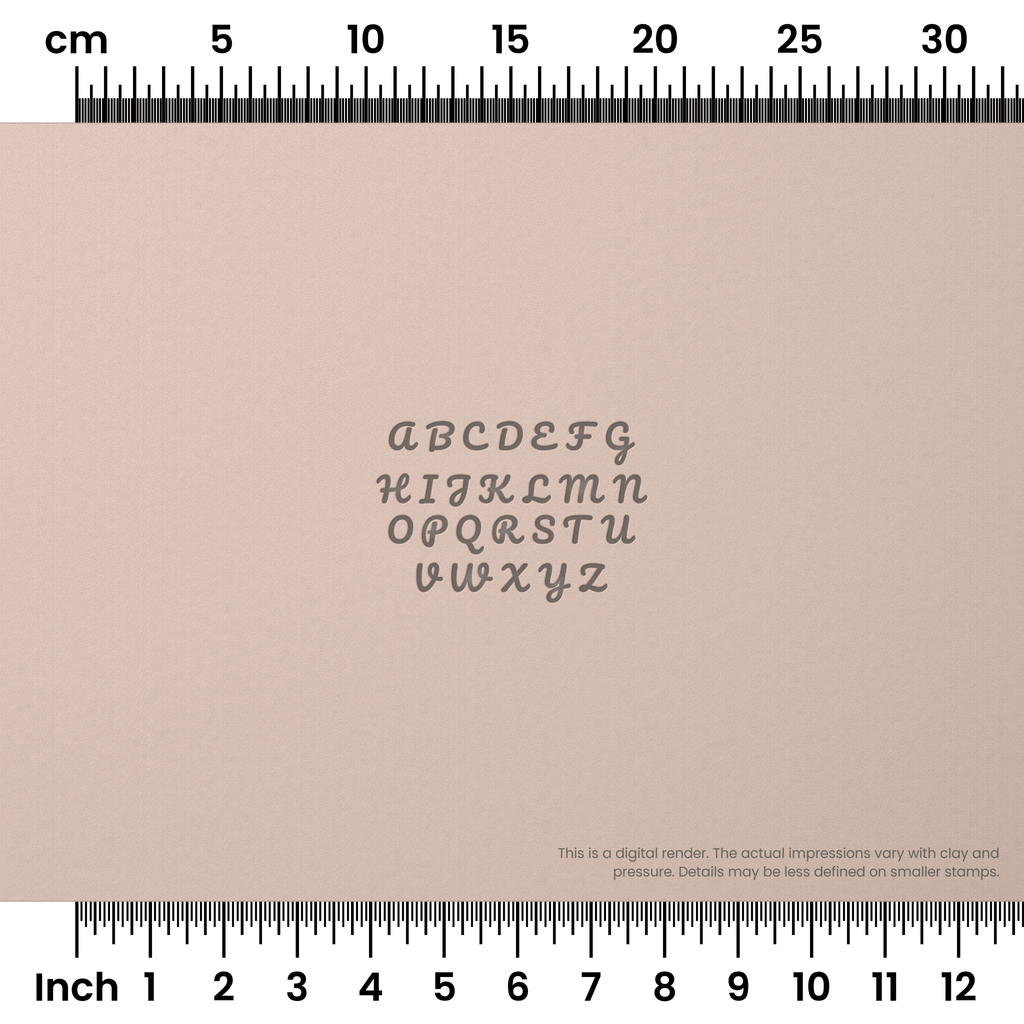 Pacifico | All Caps | Alphabet Stamp Sets