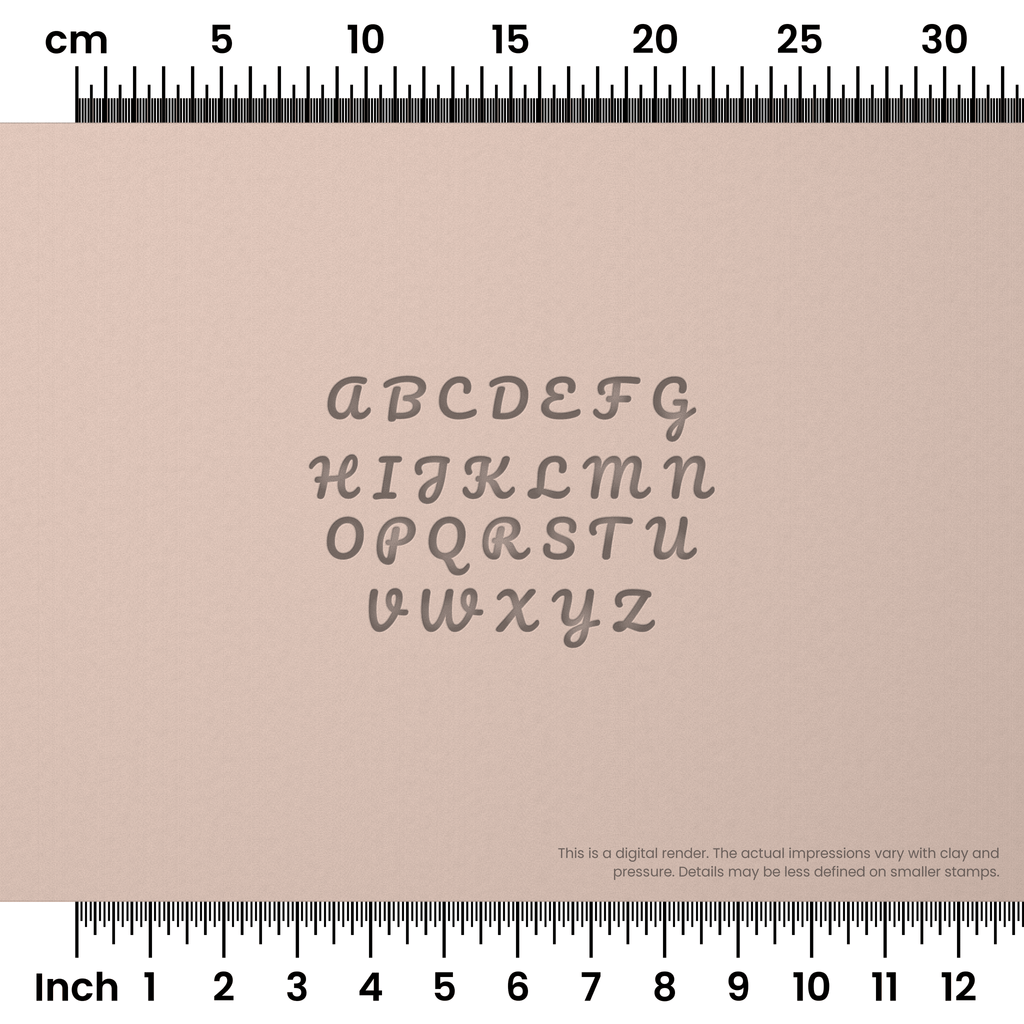 Pacifico | All Caps | Alphabet Stamp Sets