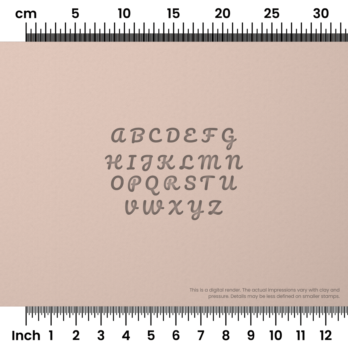 Pacifico | All Caps | Alphabet Stamp Sets
