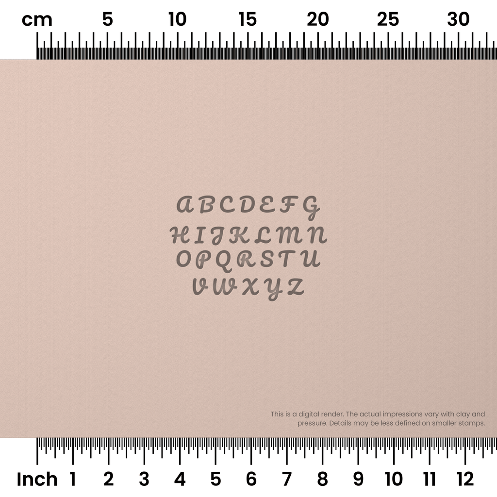 Pacifico | All Caps | Alphabet Stamp Sets