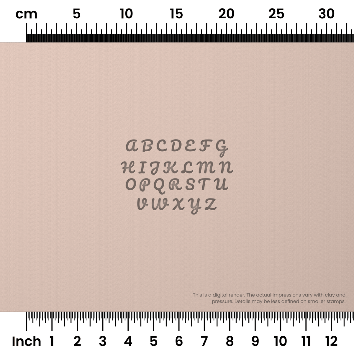 Pacifico | All Caps | Alphabet Stamp Sets