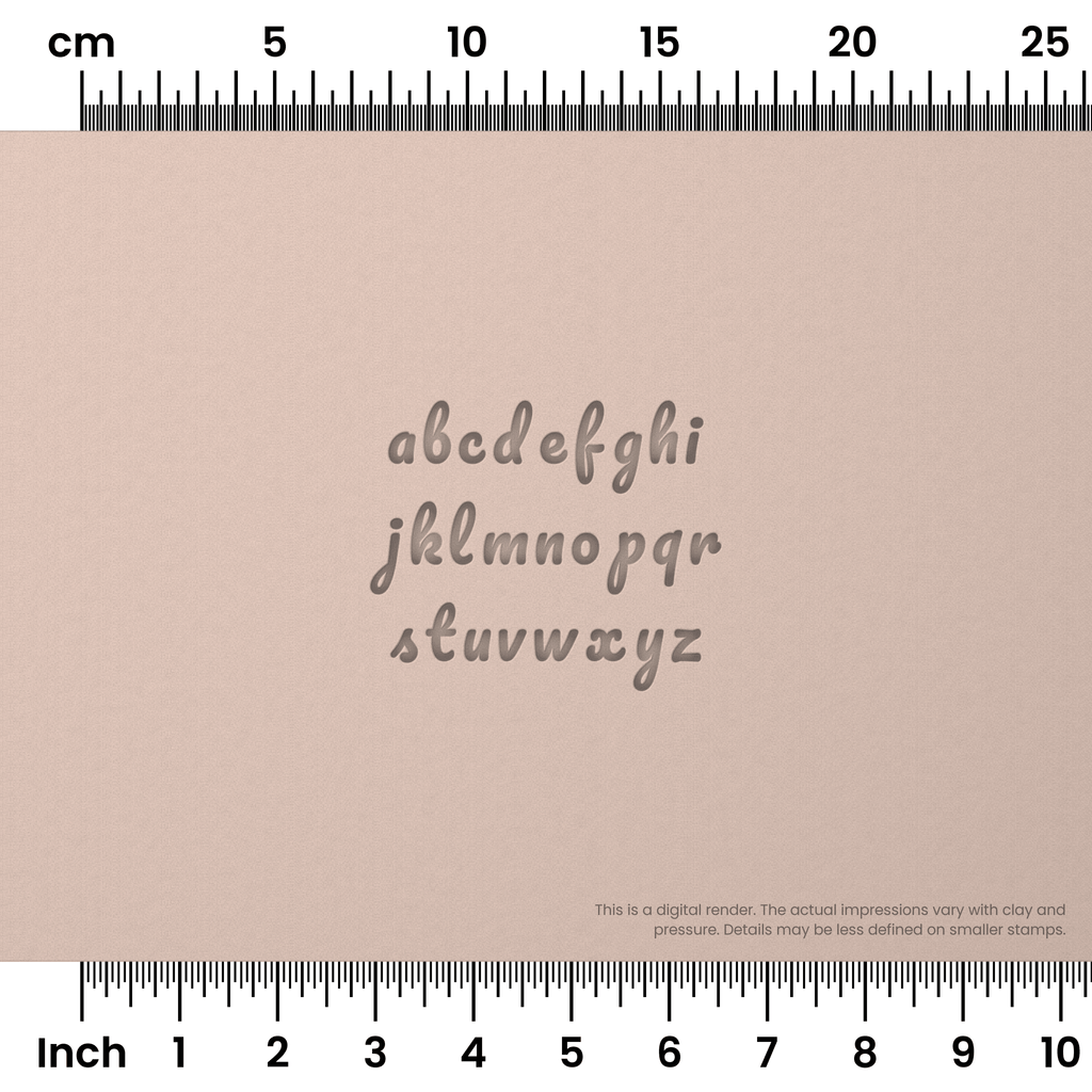 Pacifico | Lowercase | Alphabet Stamp Sets