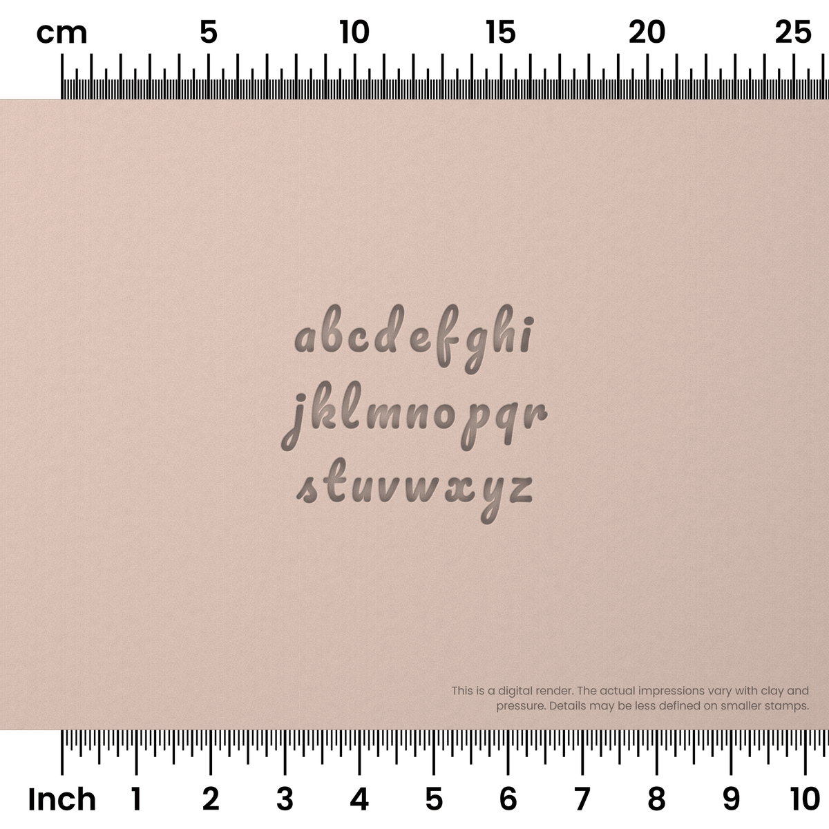 Pacifico | Lowercase | Alphabet Stamp Sets