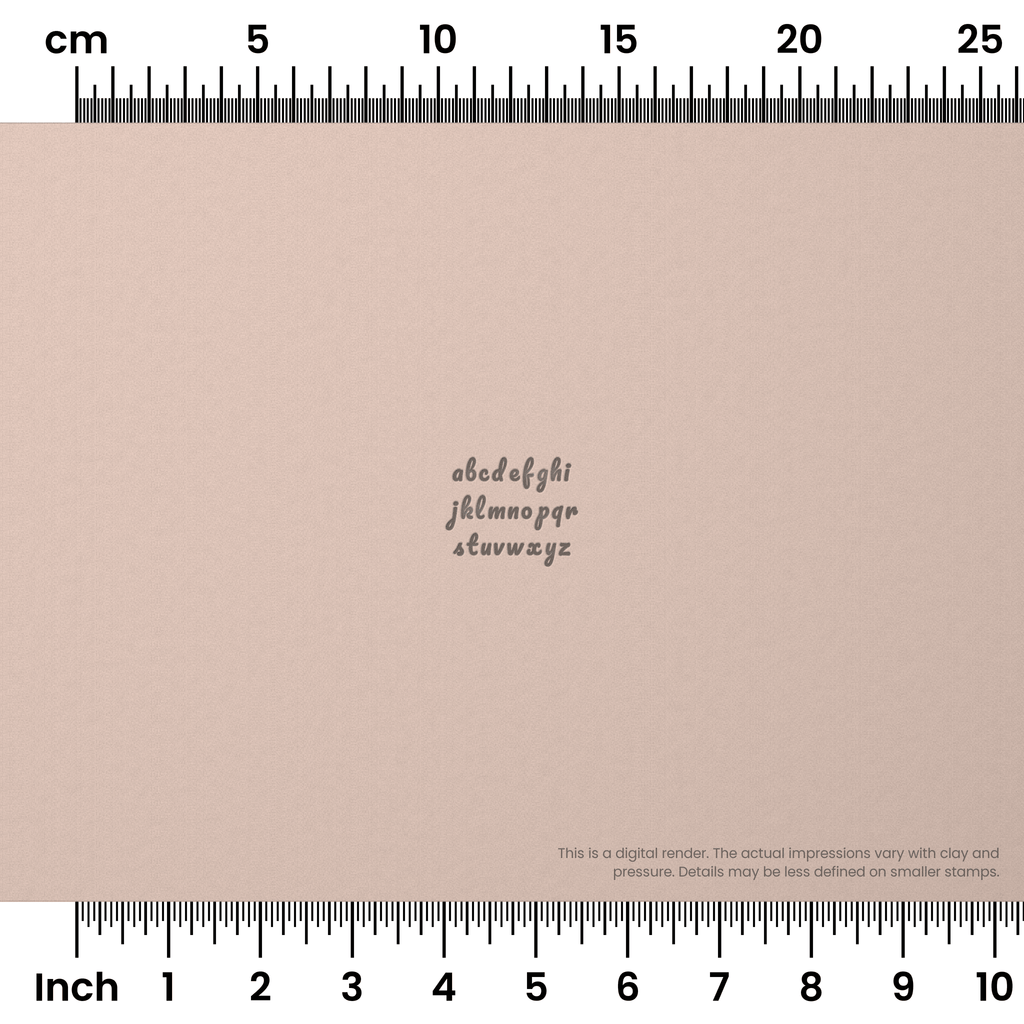 Pacifico | Lowercase | Alphabet Stamp Sets
