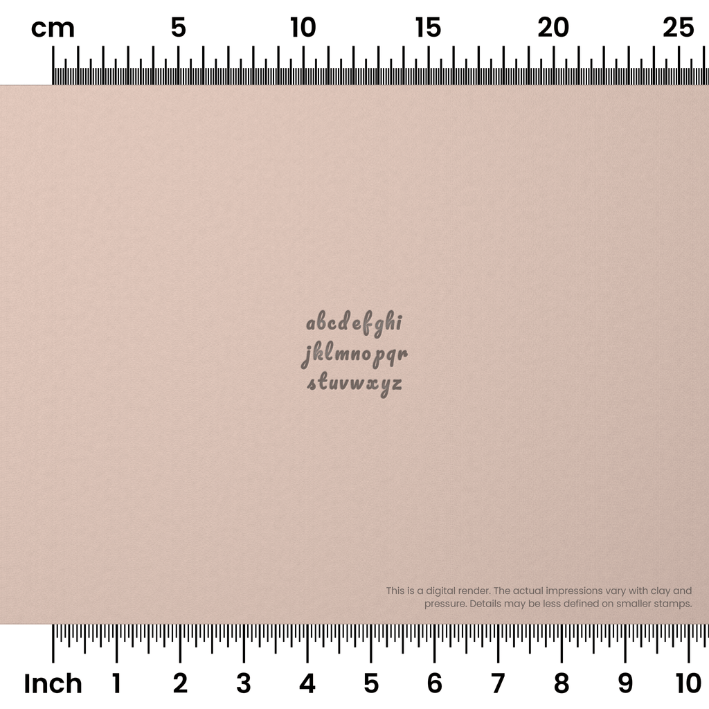 Pacifico | Lowercase | Alphabet Stamp Sets