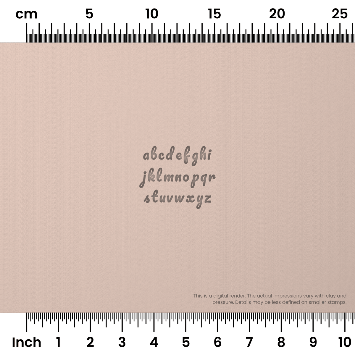 Pacifico | Lowercase | Alphabet Stamp Sets