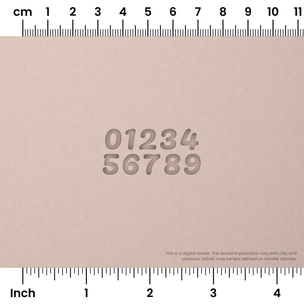 Pacifico | Number Stamp Sets