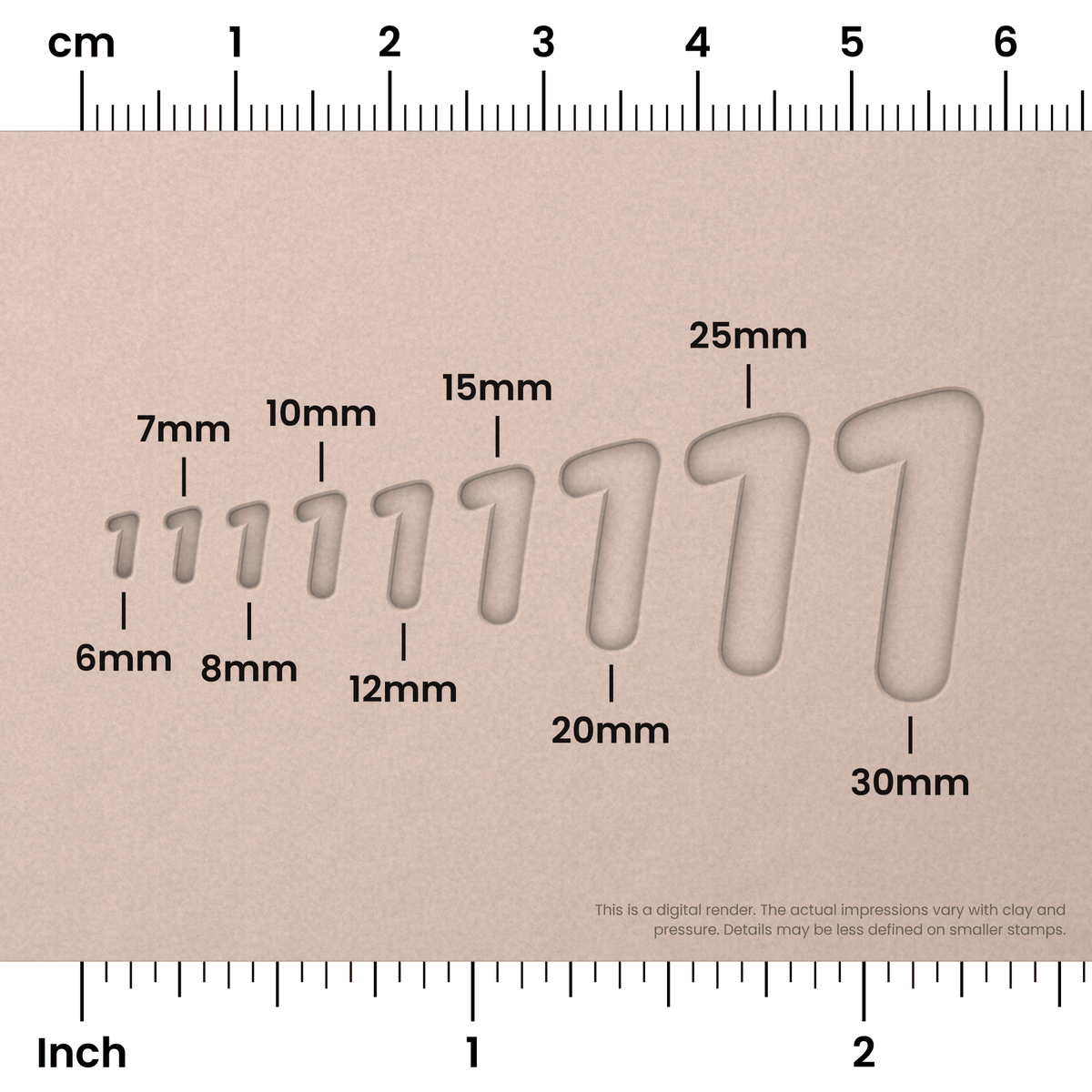 Pacifico | Number Stamp Sets