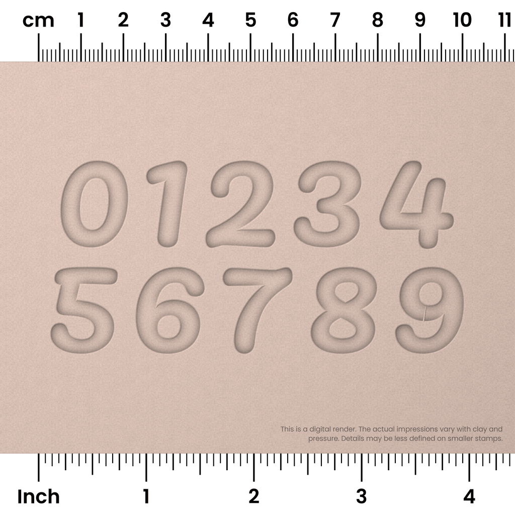 Pacifico | Number Stamp Sets