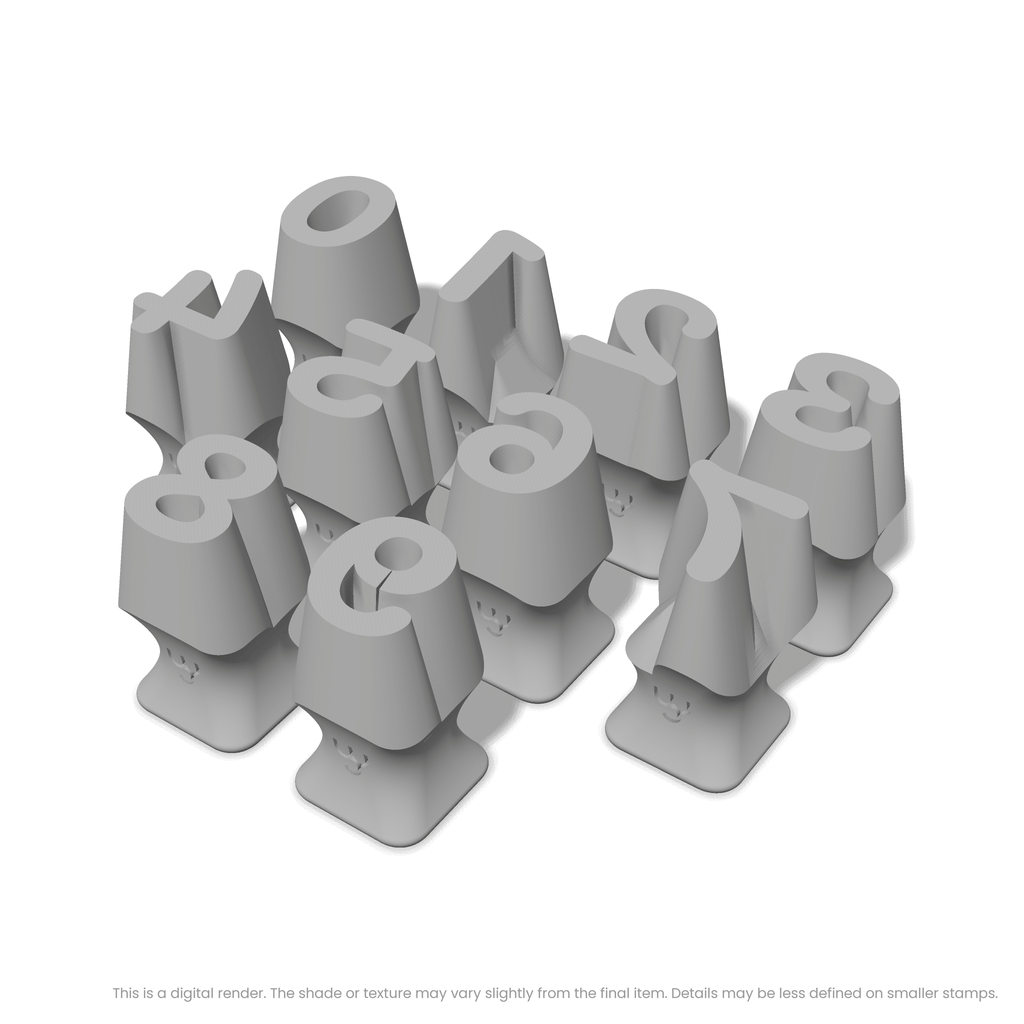 Pacifico | Number Stamp Sets