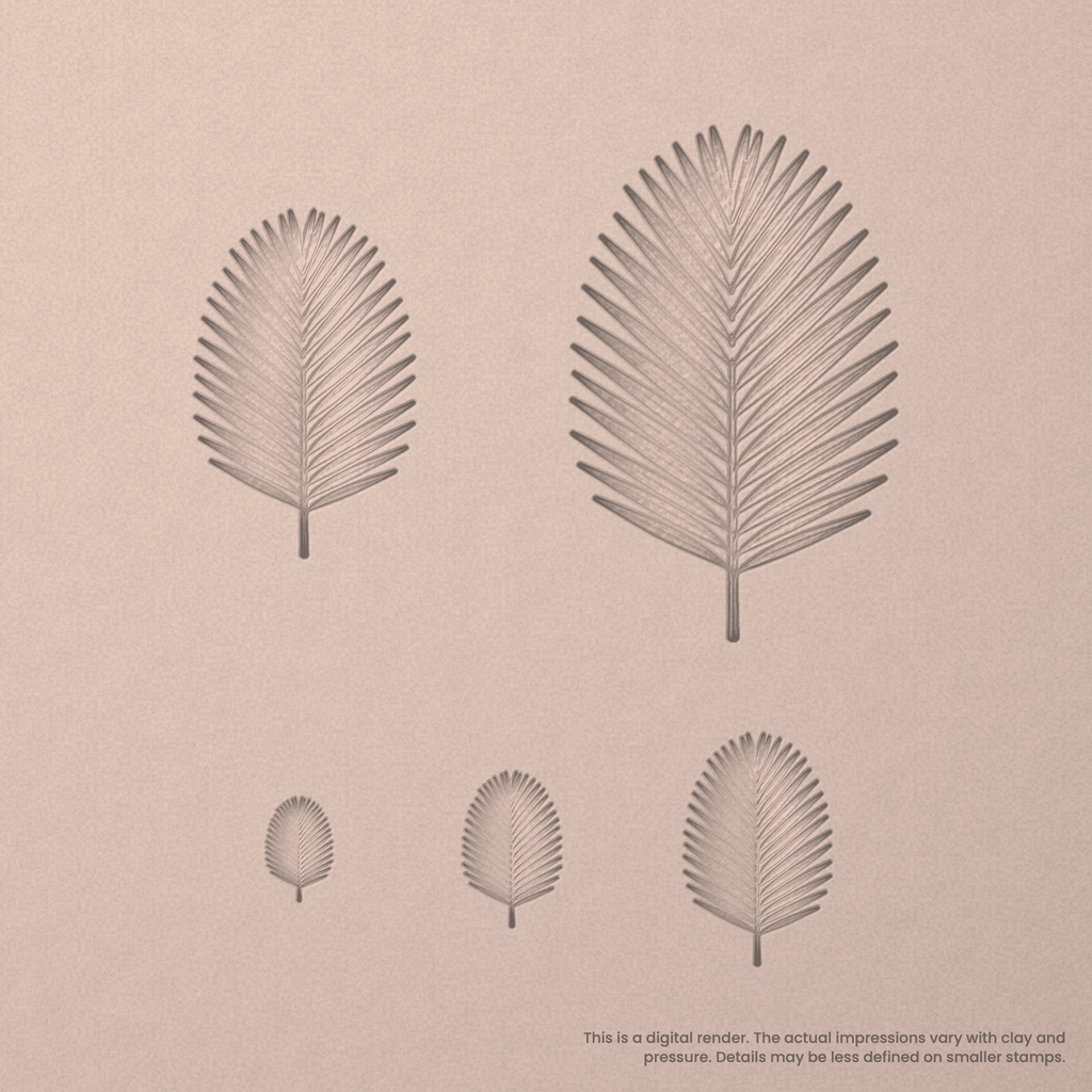 Palm Leaf Stamps - Photo Textured