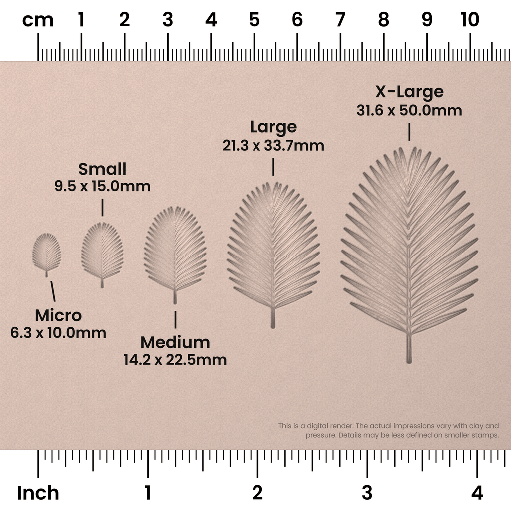 Palm Leaf Stamps - Photo Textured