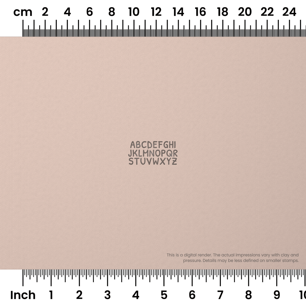 Patrick Hand | All Caps | Alphabet Stamp Sets