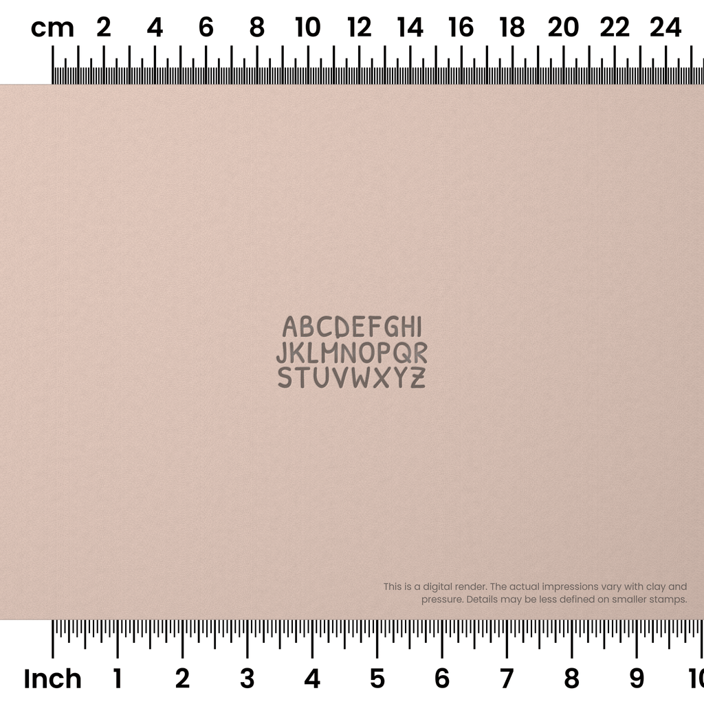 Patrick Hand | All Caps | Alphabet Stamp Sets