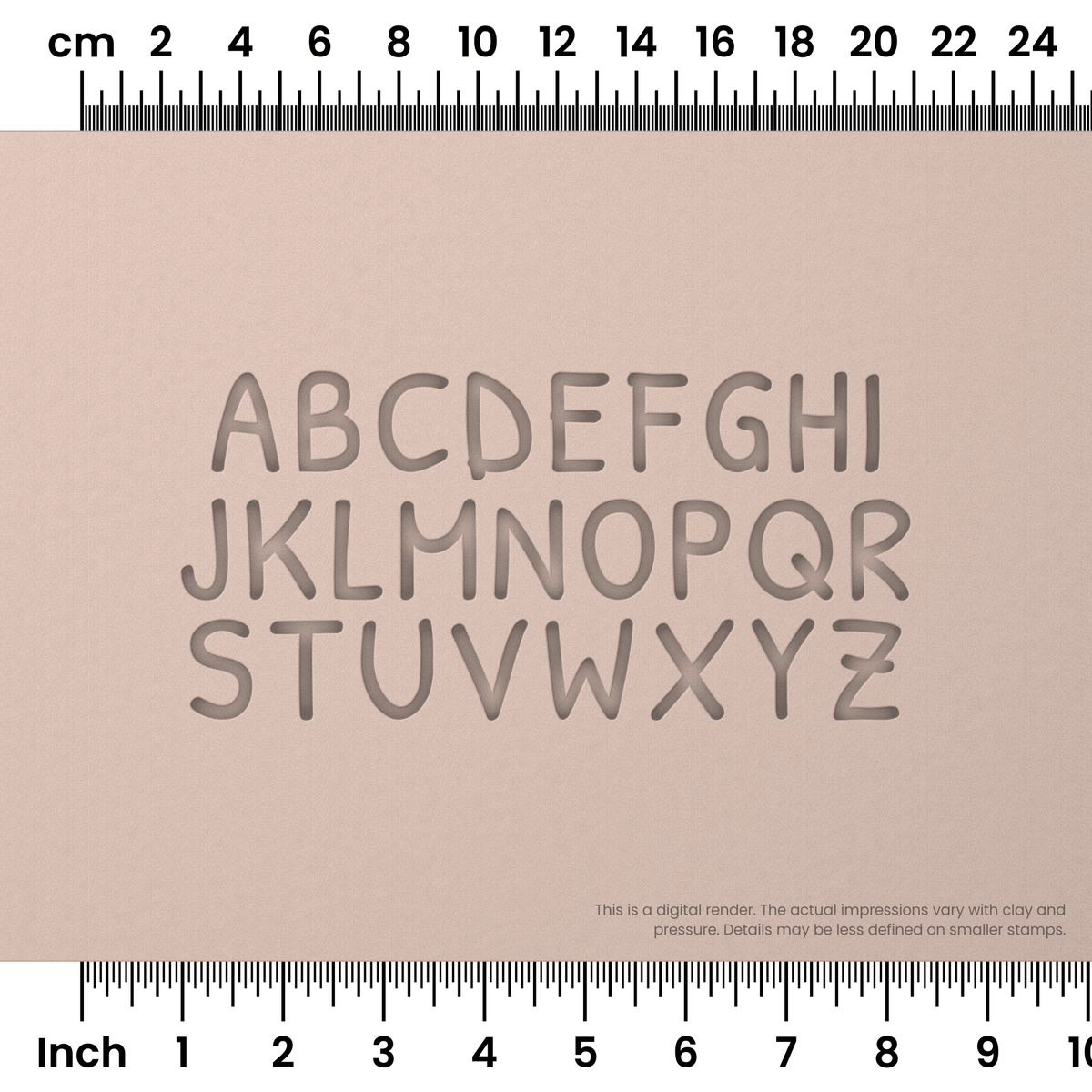 Patrick Hand | All Caps | Alphabet Stamp Sets