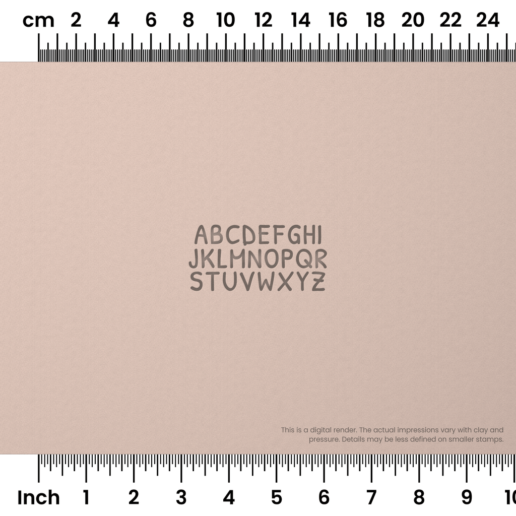 Patrick Hand | All Caps | Alphabet Stamp Sets