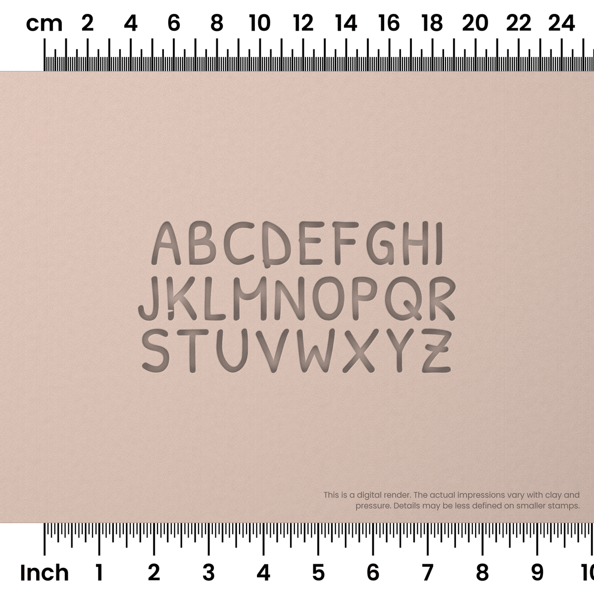 Patrick Hand | All Caps | Alphabet Stamp Sets