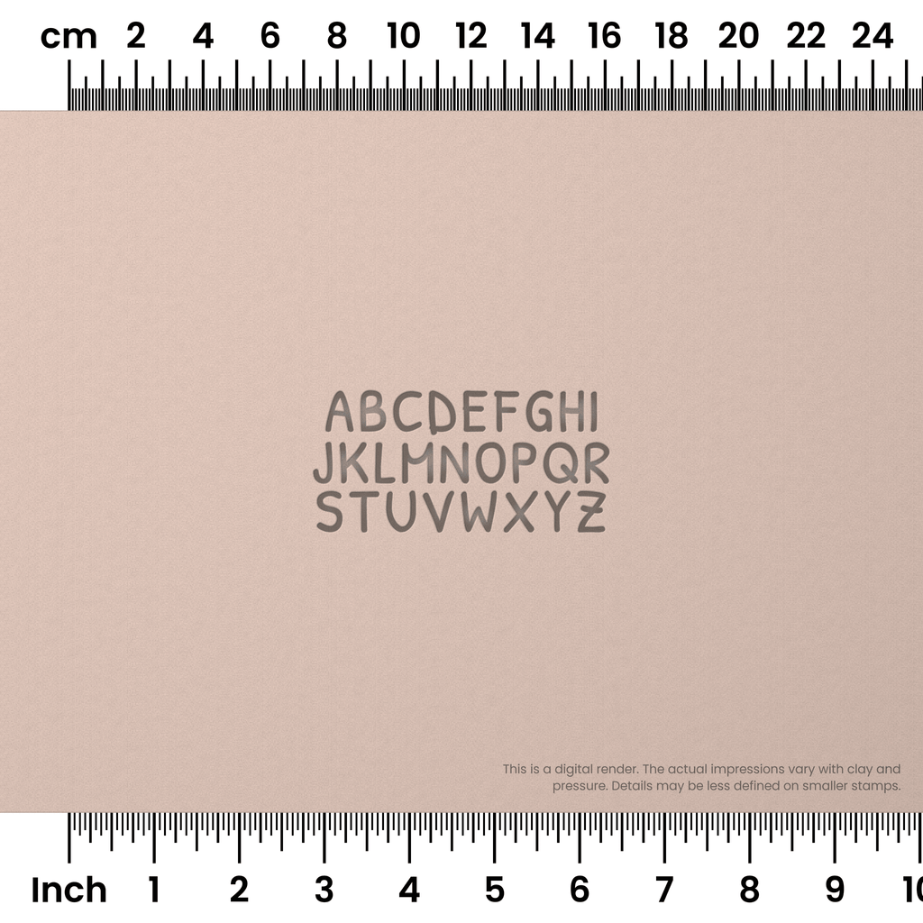 Patrick Hand | All Caps | Alphabet Stamp Sets