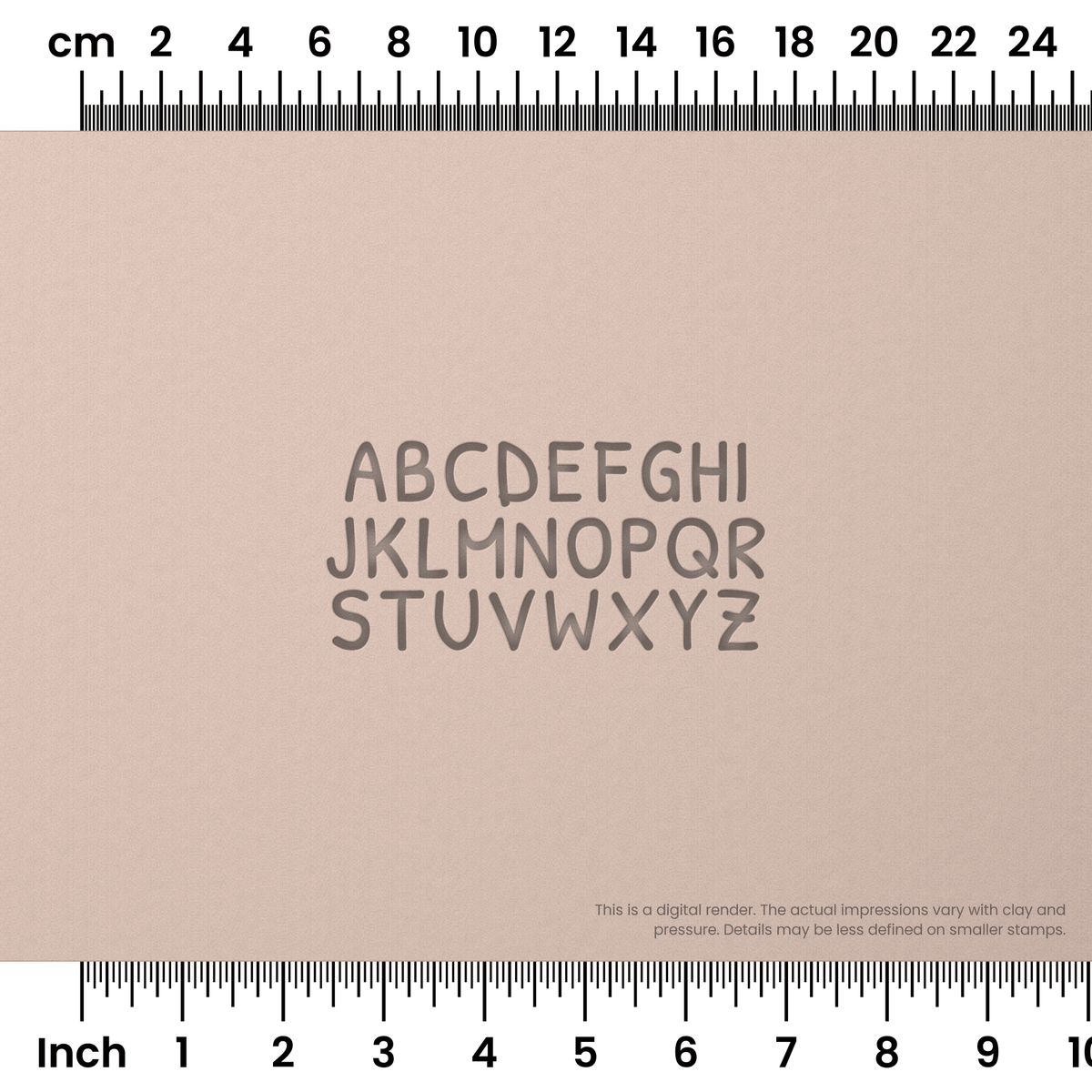 Patrick Hand | All Caps | Alphabet Stamp Sets