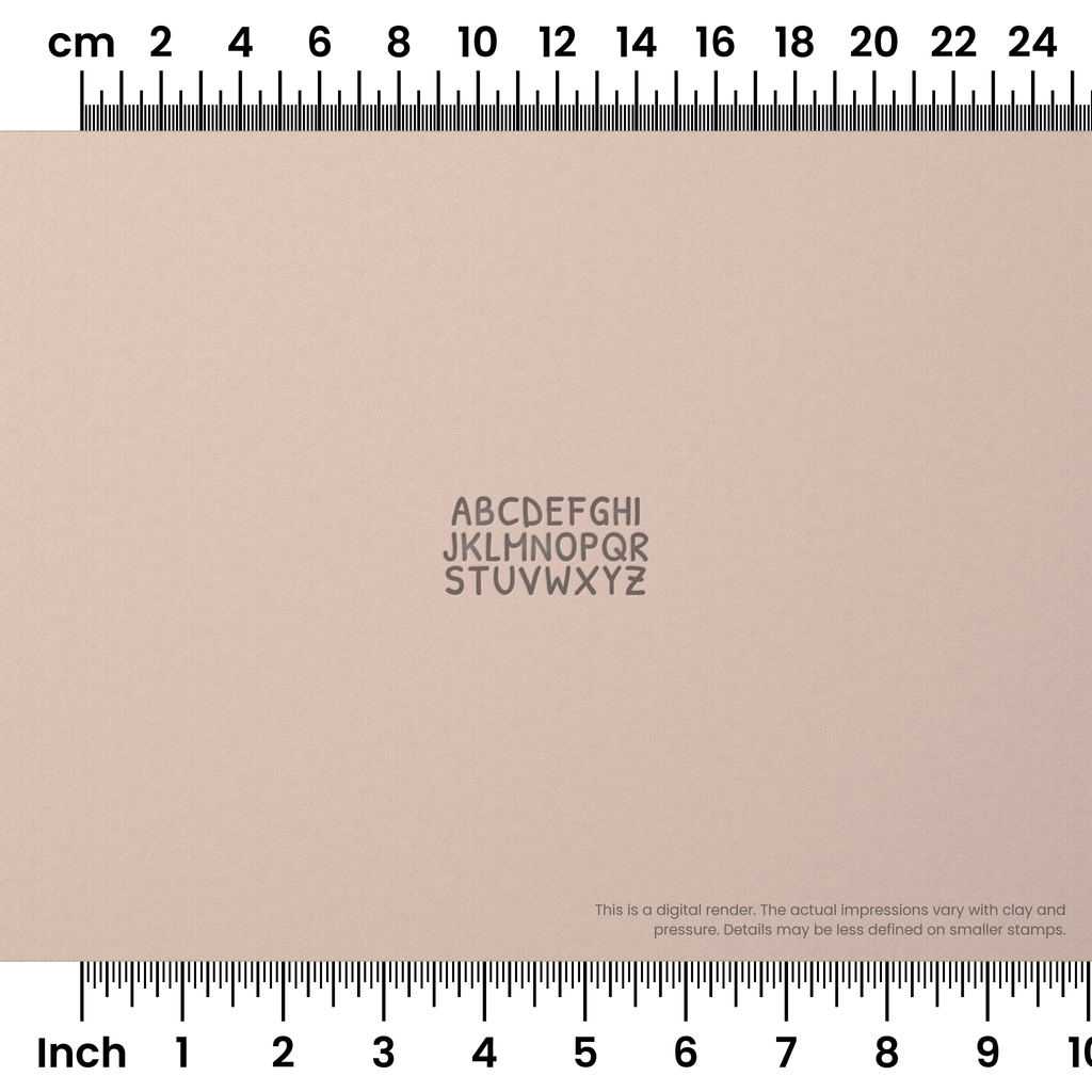 Patrick Hand | All Caps | Alphabet Stamp Sets
