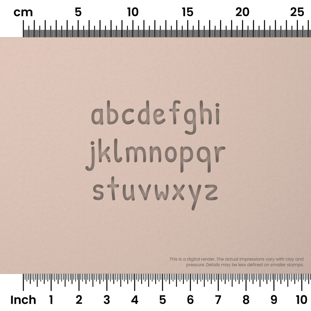 Patrick Hand | Lowercase | Alphabet Stamp Sets
