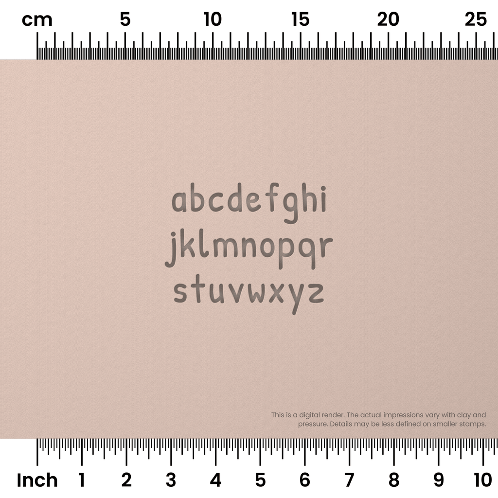 Patrick Hand | Lowercase | Alphabet Stamp Sets