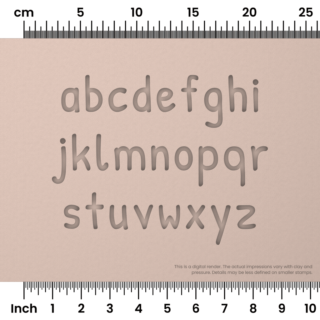 Patrick Hand | Lowercase | Alphabet Stamp Sets