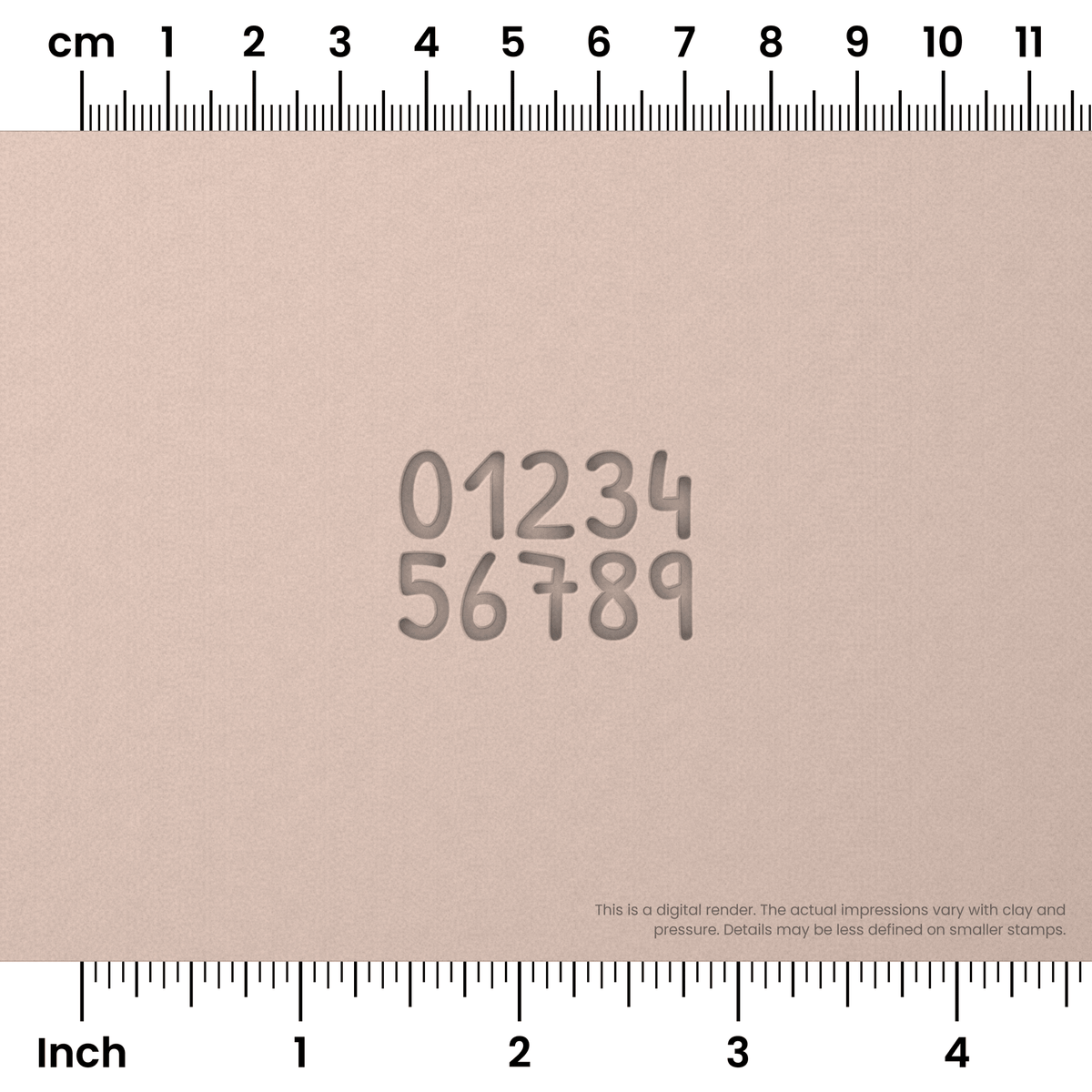 Patrick Hand | Number Stamp Sets