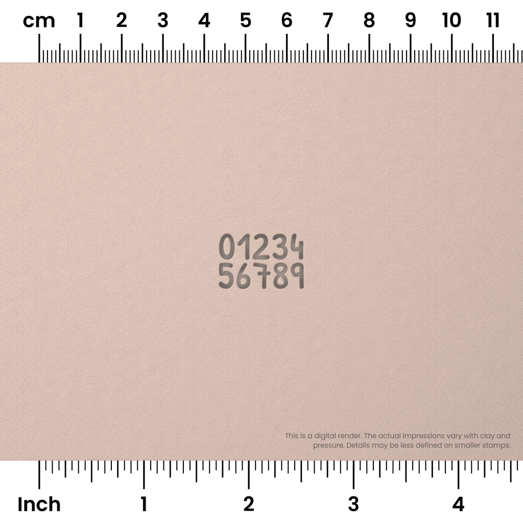 Patrick Hand | Number Stamp Sets
