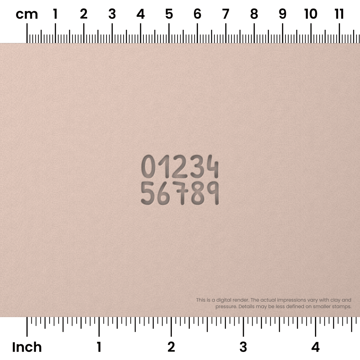 Patrick Hand | Number Stamp Sets