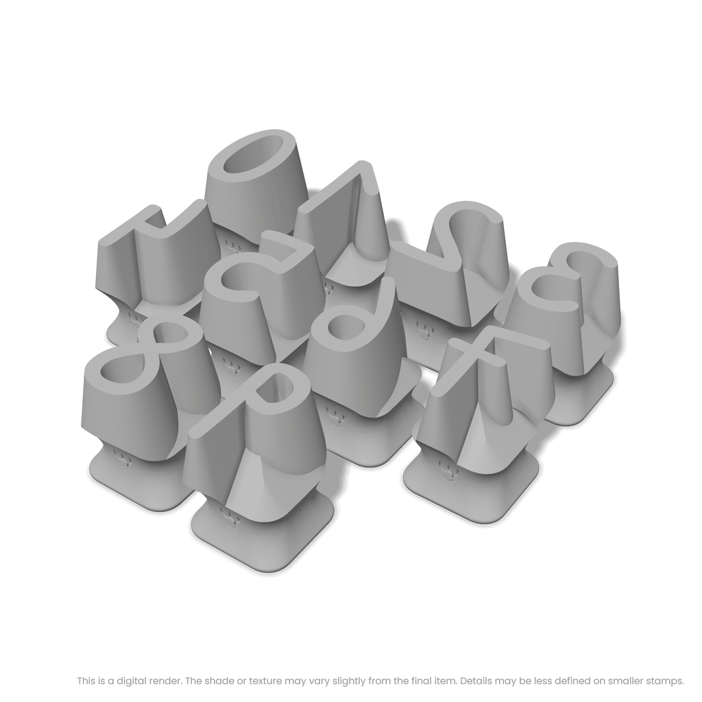 Patrick Hand | Number Stamp Sets