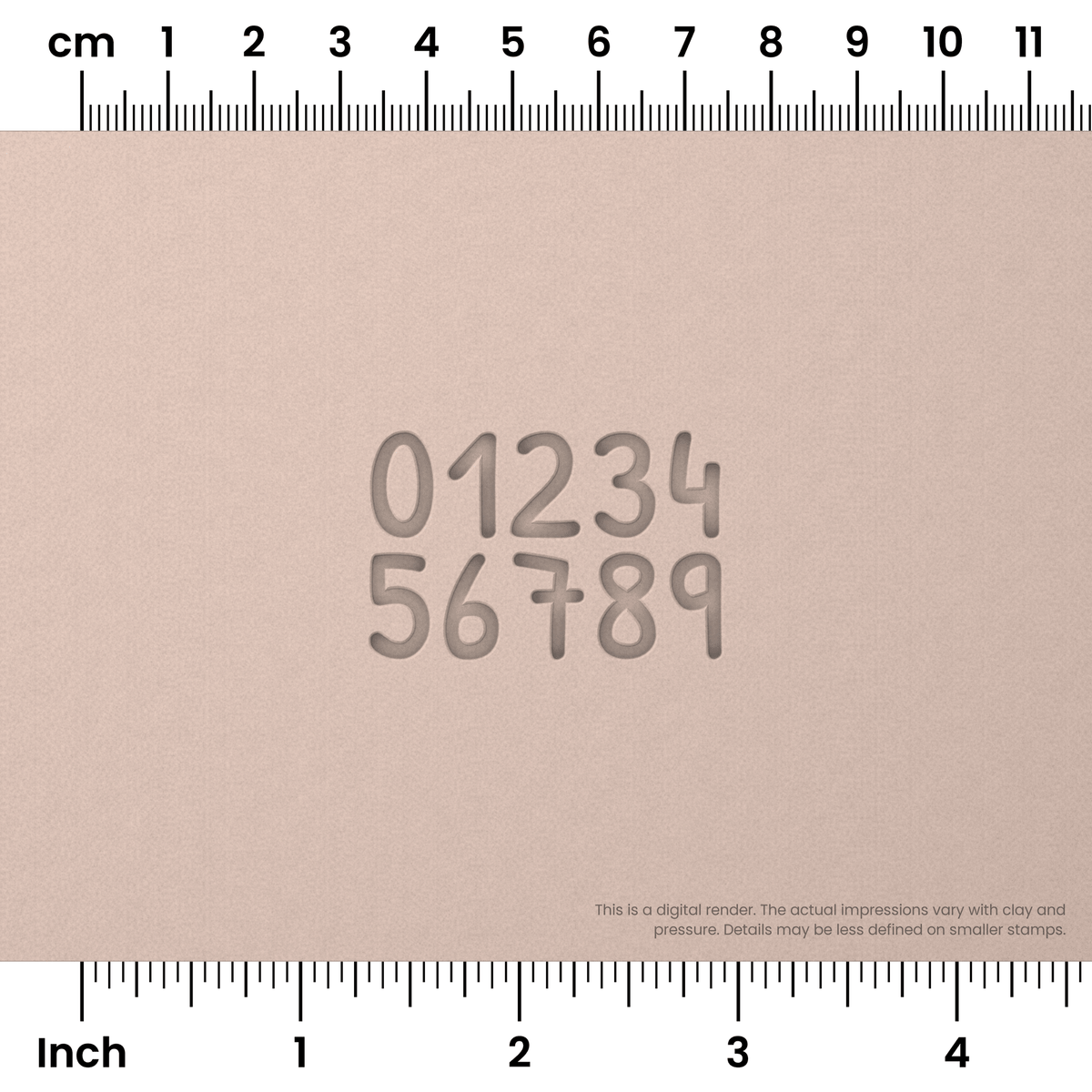 Patrick Hand | Number Stamp Sets