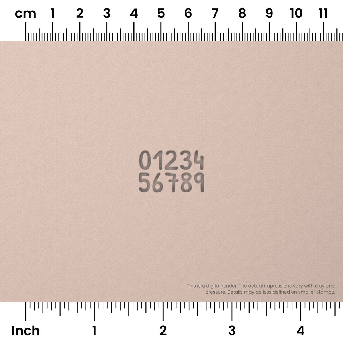 Patrick Hand | Number Stamp Sets