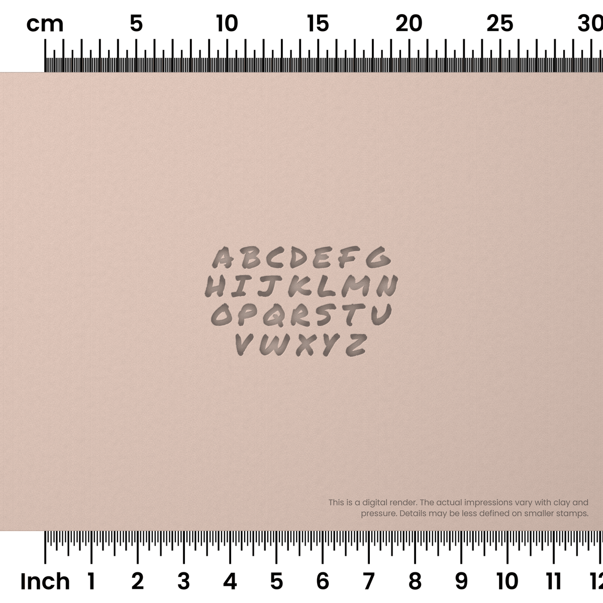 Permanent Marker | All Caps | Alphabet Stamp Sets