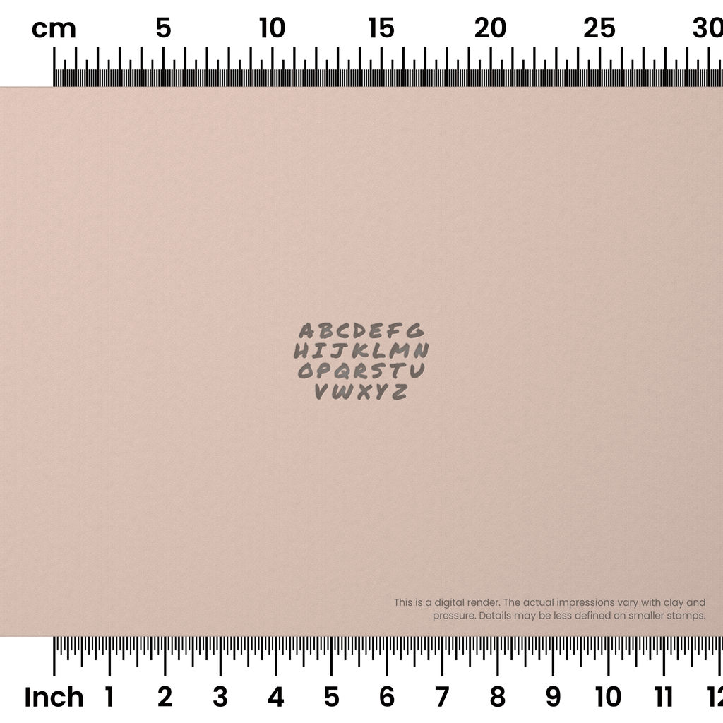 Permanent Marker | All Caps | Alphabet Stamp Sets